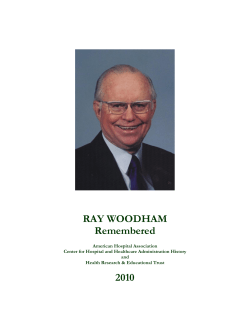 Ray Woodham - American Hospital Association