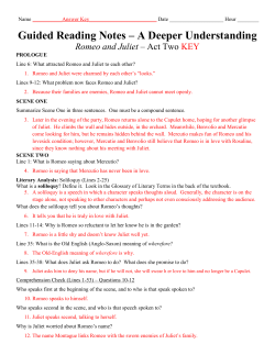 Guided Reading Notes &ndash; A Deeper Understanding