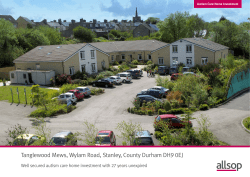 Tanglewood Mews, Wylam Road, Stanley, County Durham