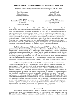 Expanded form of the paper published in the proceedings of PME