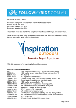 Full Ride Route Summary