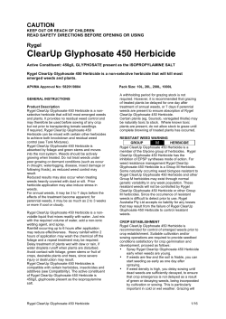 ClearUp Glyphosate 450 Herbicide