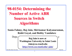 98-0154: Determining the Number of Active ABR Sources in Switch