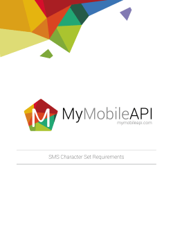 SMS Character Set Requirements