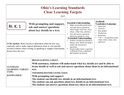Kindergarten Reading Informational Text