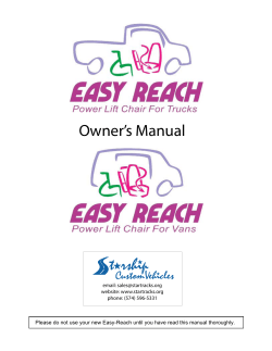 Easy-Reach Owner`s Manual NEW 03-07