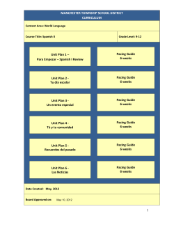 1 MANCHESTER TOWNSHIP SCHOOL DISTRICT