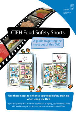 CIEH Food Safety Shorts