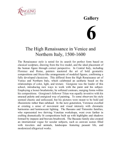 Gallery The High Renaissance in Venice and Northern Italy, 1500