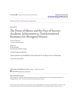 The Power of Silence and the Price of Success: Academic