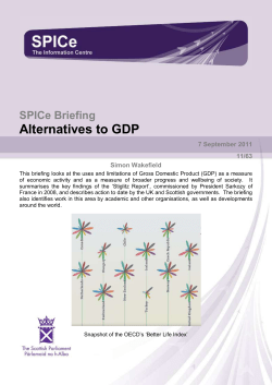 SB 11-63 Alternatives to GDP (844KB pdf)