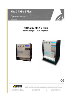 Manual - ENG - Hira 2, Hira 2 Plus &euro;