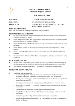 DAUGHTERS OF CHARITY SERVICE