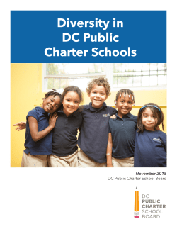 DiversityReportNov2015 - DC Public Charter School Board
