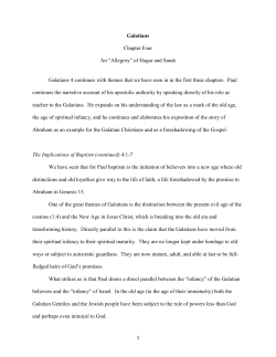 Allegory - The Congregational Church of New Canaan