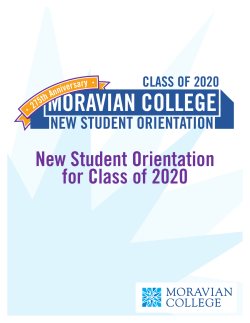 275th Anniversary - Moravian College
