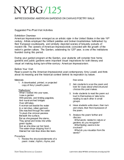 Sophia Cabot Black Poetry Walk Suggested Pre-/Post