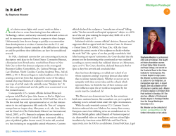 Is It Art? - College of Professional Studies