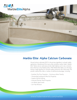 Marble Elite&reg; Alpha Calcium Carbonate