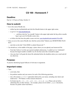 Homework 7 - HSU Users Web Pages