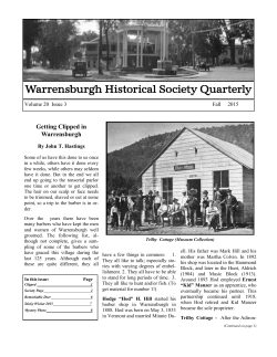 Fall - Warrensburgh Historical Society