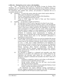G.S. 108A-66.1 Page 1 &sect; 108A-66.1. Medicaid buy