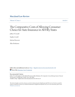 The Comparative Costs of Allowing Consumer Choice