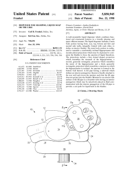 Dispenser for shampoo, liquid soap or the like