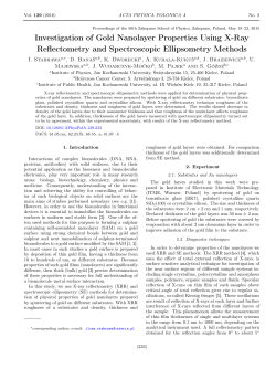 Investigation of Gold Nanolayer Properties Using X