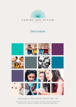 INclUSiON - Middletown Centre for Autism
