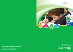 Foundation Stage: Language and Literacy: Writing