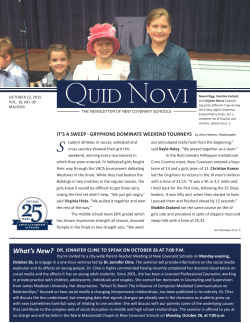 Quid Novi - New Covenant Schools