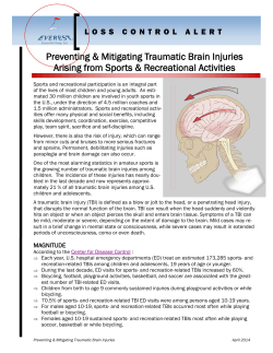 Preventing and Mitigating Traumatic Brain Injuries