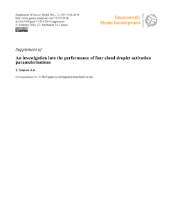 Supplement of An investigation into the performance of four cloud