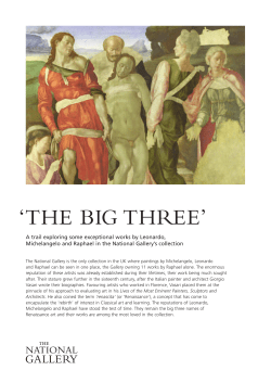 the big three - National Gallery