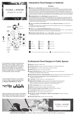 FLORA in WINTER - Worcester Art Museum
