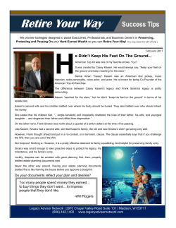 Keep Your Feet on the Ground