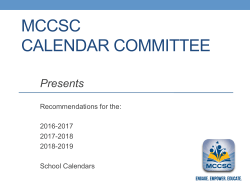 October 20 Work Session Presentation Slides
