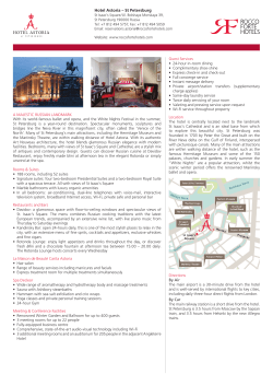 Hotel Astoria &ndash; St Petersburg