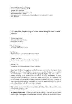 Do collective property rights make sense?