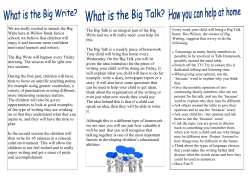 Big Write - Willow Bank Junior School
