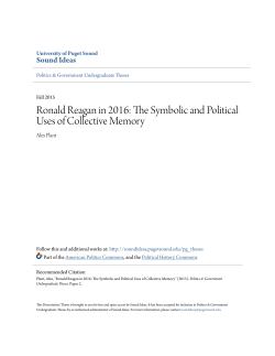 Ronald Reagan in 2016: The Symbolic and Political