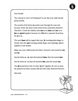 Unit 5 Fundations Home Support Pack