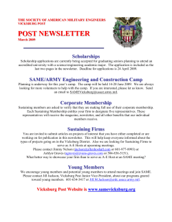 THE SOCIETY OF AMERICAN MILITARY ENGINEERS
