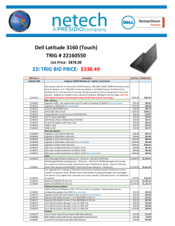 Dell Latitude 3160 (Touch)