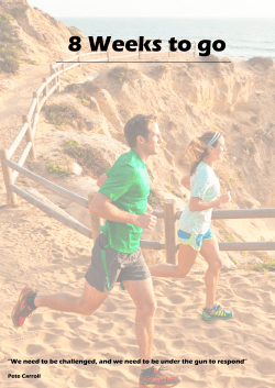 8 Weeks to go - MND Association