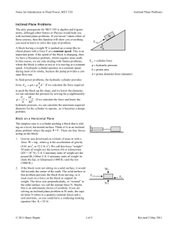 Inclined plane