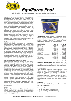 EquiForce Foot - HAVENS Horsefeed