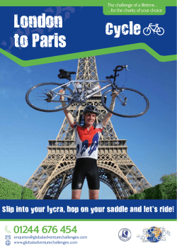 London to Paris Brochure