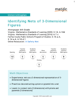 Identifying Nets of 3-Dimensional Figures